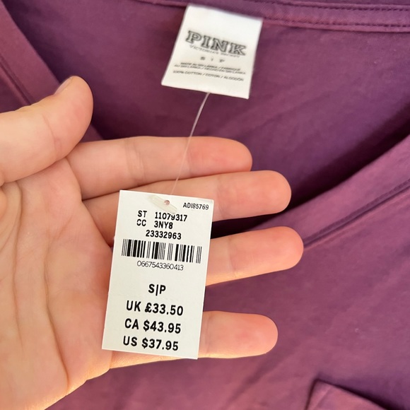 NWT Pink long sleeve top - Picture 3 of 4